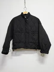 ZARA ブラック キルティング ダウン ショートジャケット