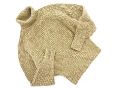 Uniqlo U ユニクロ ユー ルメール ウール混 タートルネック ニット セーター sizeL/ベージュ ◇■ レディース