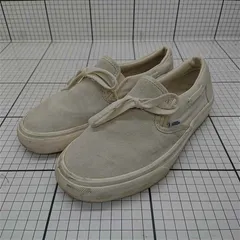 ◇ Θ バンズ VANS V196CF SUEDE スエードスニーカー アイボリー系 23.5cm レディース E  【1512010015473】