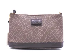 新品 NINA RICCI ニナリッチ ジラフ柄 アクセサリーポーチ バッグ モカ ■■ レディース