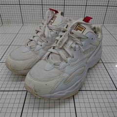 ◇ Θ フィラ FILA WSS24024-155 ホワイト系 スニーカー 23.5cm レディース E 【1512010015978】