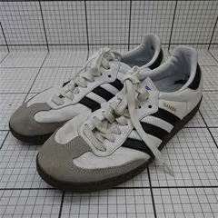 ◇ Θ アディダス adidas サンバ SAMBA レザー スニーカー ホワイト系 メンズ E  【1512020017245】