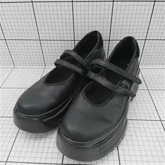 ◇ Θ ザラ ZARA メリージェーン 厚底シューズ ブラック系 レディース E  【1512020022980】