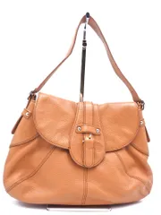 FURLA フルラ レザー セミショルダー ハンド バッグ キャメル ■■ レディース