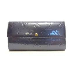 2979 LOUIS VUITTON ルイヴィトン ヴェルニ パープル系 長財布 ポルトフォイユ サラ
