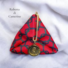ロベルタディカメリーノ がま口 ミニバッグ ポーチ チェーン付き