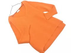 IENA イエナ ウール混 Vネック ニット セーター オレンジ ◇■ レディース