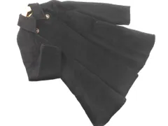 ROPE ロペ アルパカ混 ステンカラー コート size7AR/黒 ◇■ レディース