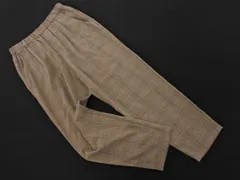 studio CLIP スタジオクリップ チェック イージー テーパード パンツ sizeM/ベージュ ◇■ レディース