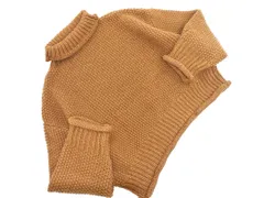 SM2 サマンサモスモス ウール混 タートルネック ニット セーター sizeF/茶 ◇■ レディース