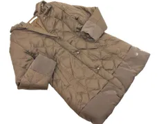 CROCODILE クロコダイル ダウン コート sizeL/茶 ◆■ レディース