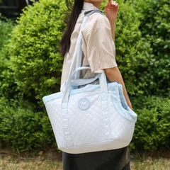 ペットキャリーバッグ 猫用バッグ 外出用 手提げ 肩掛け 軽量 保温フリース付き 通気性良好 広々空間 ナイロン素材 猫 小型犬用 キャリーケース