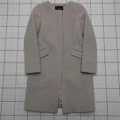 ◇ ⊇ ユナイテッドアローズ グリーンレーベルリラクシング ノーカラーコート 3625-126-1382 ベージュ系 レディース E  【1512020026490】