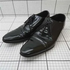 ◇ Θ リーガル REGAL ストレートチップ レザーシューズ ブラック系 24.5cm メンズ E  【1512020029071】