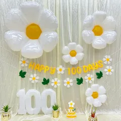 男の子 女の子 飾り 飾り 飾り 100日祝い 100日祝い バルーン 飾り付け お食い初め バルーンフラワー 祝い 飾り、百日