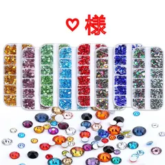 【♡様】　高分子ストーン　ミルキーストーン　デコストーン　デコうちわ　ラインストーン