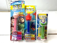 PEZ ペッツ ディスペンサー トイ・ストーリー ハム/バズ・ライトイヤー ファインディング・ドリー ハンク 3個セット 1/6