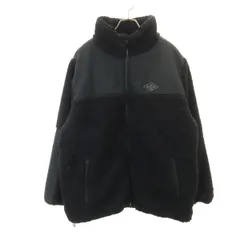 The DUFFER of ST.GEORGE ザダファーオブセントジョージ フリースジャケット XL ブラック メンズ 古着