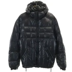 UNIQLO ユニクロ プレミアム ダウンジャケット S ブラック系 メンズ 古着