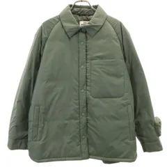 UNIQLO ユニクロ ANYA HINDMARCH アニヤハインドマーチ コラボ パフテック シャツジャケット L カーキ レディース 古着