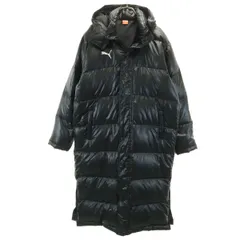 PUMA プーマ ダウン ベンチコート M ブラック メンズ 古着