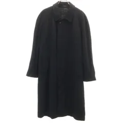 Roberta di Camerino ロベルタ ディ カメリーノ 日本製 ウールコート 94A5 ブラック メンズ 古着