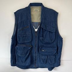 ✨セール中✨ BIO バイオ フィッシングベスト デニム 80s ヴィンテージ