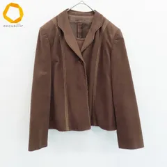 レリアン Leilian スエード風 アンサンブル ジャケット インナー レディース [w842039]