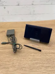 【動作OK・安心補償】 ニンテンドー DS Lite  エナメルネイビー 本体  USG-001 動作確認済み 純正アダプター付属 0106-205