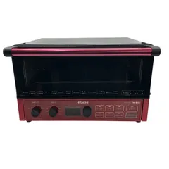 新品未使用品【日立】コンベクションオーブントースター HMO-F100 レッド コンベクションオーブン メタリックレッド HMO-F100-R 【処分品の為