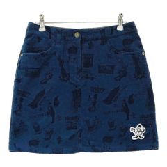 サイズ：9 MUNSING WEAR マンシングウェア  ストレッチスカート 総柄 ネイビー系 [240101593675] ゴルフウェア レディース ストスト