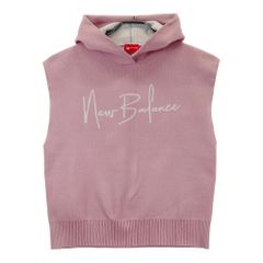 サイズ：1 NEW BALANCE GOLF ニューバランス 2025年モデル フード付 ニットベスト  ピンク系 [240101597103] ゴルフウェア レディース ストスト