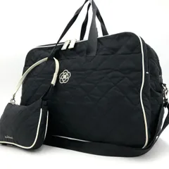 クレイサス CLATHAS ボストンバッグ 2way キルティング 黒 ポーチ付