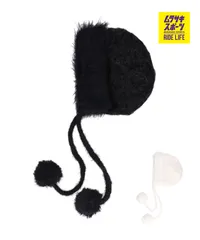 【ムラスポ公式】新品 FILA フィラ ニット帽 ビーニー ニットキャップ SKI KNIT FURRY BONNET HOOD 253013673