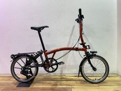 ■希少車カスタムパーツ多数■BROMPTON ブロンプトン 12速 PLINE EXPLORE LOW Pライン 2024 内装3×外装4 12s フレイムラッカー 折りたたみ自転車 ミニベロ S1396