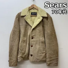 シアーズ 70年代 ビンテージ スエードレザー 裏ボア ランチ ジャケット くるみボタン 70s VINTAGE メンズ 40 ISItems【USED】【古着】【中古】50150294のサムネイル