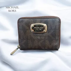マイケルコース  二つ折り財布 茶 上品　レディース