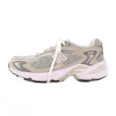 ニューバランス NEW BALANCE ローカットスニーカー シューズ 厚底 メッシュ 切替 ロゴ US5 23cm グレー 800ML725P タグ付き /BB