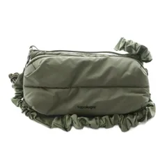 トポロジー topologie ボトルサコッシュ  フリルショルダーバッグ ナイロン カーキ /AQ ■OS