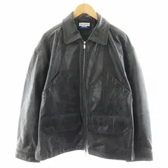 メゾンスペシャル MAISON SPECIAL 23AW バッファローレザーシングルライダースジャケット Buffalo Leather Single Riders Jacket 牛革 アウター 2 グレー 11232211209 /AN20のサムネイル