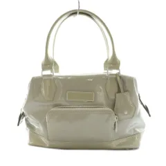 ロンシャン LONGCHAMP ハンドバッグ エナメル オフホワイト /SS ■OS
