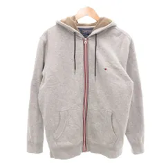 トミーヒルフィガー TOMMY HILFIGER パーカー XL グレー 長袖 ファー裏地 /NL ■GY61