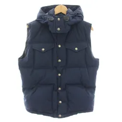 ノースフェイス パープルレーベル THE NORTH FACE PURPLE LABEL 65/35 フーデッドシエラベスト 65/35 Hooded Sierra Vest ダウンベスト アウター 前開き L 紺 ネイビー ND2550N /YT