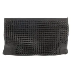 クリスチャンルブタン Christian louboutin ルビポッシュ Loubiposh スタッズクラッチバッグ セカンド レザー 黒 ブラック /GV ■GY11のサムネイル