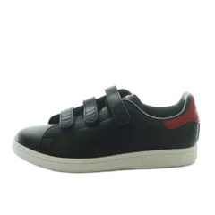 アディダス adidas STAN SMITH スニーカー シューズ US6.5 23.5cm 黒 ブラック 赤 レッド B92518 /AQ ■OS ■GY18