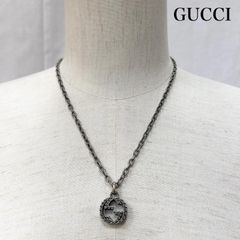 極美品》グッチ ネックレス アラベスク インターロッキング GG Ag925