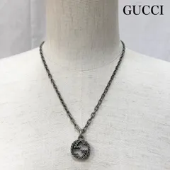 グッチ silver925 インターロッキングG テクスチャードチェーン メンズ - ISItems【USED】【古着】【中古】50150261