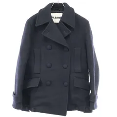 JIL SANDER ジルサンダー 22AW メルトンウールPコート J02AM0001 ネイビー 34のサムネイル