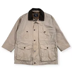 90s BURBERRY バーバリー 中綿ライナー付き ジャケット ハーフコート L/ベージュ系 メンズ  ビンテージ