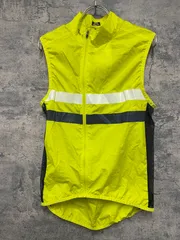 JD820 ラファ Rapha BREVET ジレ サイクルベスト 黄 M